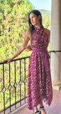 Vestido Treen buganvilla