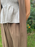 Conjunto Chaleco largo