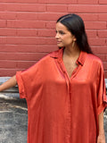 Oversize Raso teja