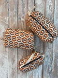 Set 3 neceseres camel/topo