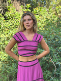Conjunto Sella magenta