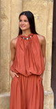 Conjunto Stone bombacho teja