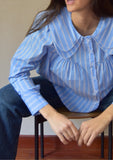 Camisa cuello bobo rayas Chile