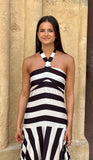 Halter rayas negro