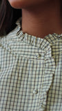 Camisa cuadros botones forrado