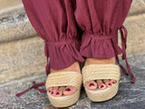 Conjunto Stone bombacho Bourdeos