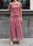 Vestido tul flowers