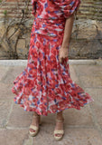 Vestido tul floral