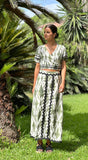 Conjunto pikillo verde estampado