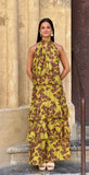 Conjunto Halter flores