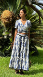 Conjunto pikillo estampado azul