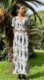 Conjunto pikillo gris estampado