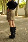 Bota altas hebillas