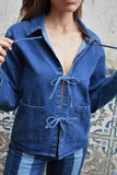 Chaqueta Denim lazos