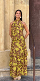 Conjunto Halter flores