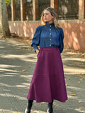Falda Antelina Bourdeos