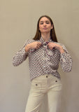 Camisa lazo estampada Sagun