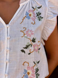 Blusa punto de cruz