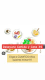 DESAYUNO ALMUERZO Y CENA 3€