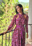 Vestido Treen buganvilla