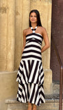 Halter rayas negro