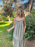 Vestido Lino decolorado