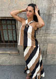 Conjunto rayas hebilla