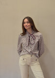 Camisa lazo estampada Sagun