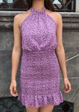 Vestido corto halter Yux