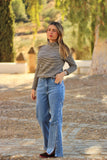 Jeans Tachuelas Abertura