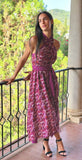 Vestido Treen buganvilla