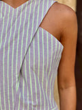 Vestido raya flúor