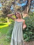 Vestido Lino decolorado