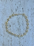 Cadena de barco dorada