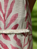 Vestido hoja rosa