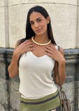 Top punto fino tirantes