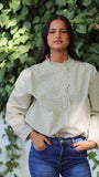 Camisa cuadros botones forrado