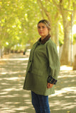 Parka larga cuello pana