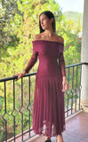 Vestido tul Bourdeos