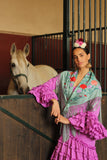 Traje flamenca Malva