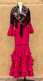 Vestido flamenca Ento fresa