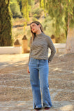 Jeans Tachuelas Abertura