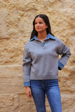 Polera cuello vaquero