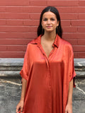 Oversize Raso teja