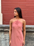 Vestido Halter Croché