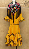 Flamenca zig zag amarillo