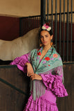 Traje flamenca Malva