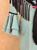 Vestido flamenca Ento verde agua