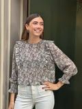 Blusa engomada Black