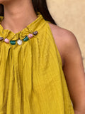 Conjunto Stone bombacho mostaza